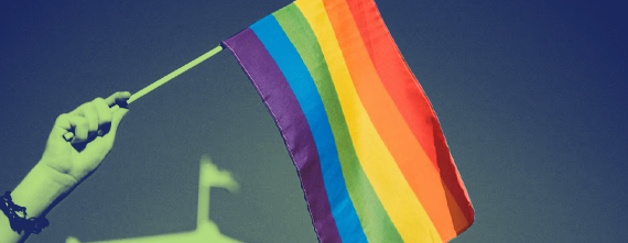 bandeira arco-íris movimento LGBT+ 